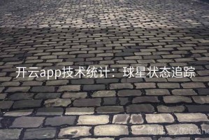 开云app技术统计：球星状态追踪