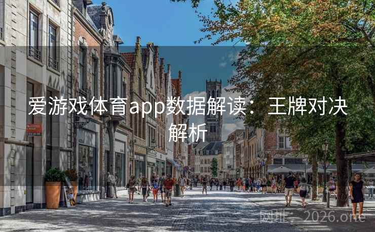 爱游戏体育app数据解读：王牌对决解析