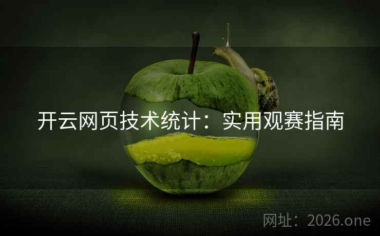 开云网页技术统计：实用观赛指南